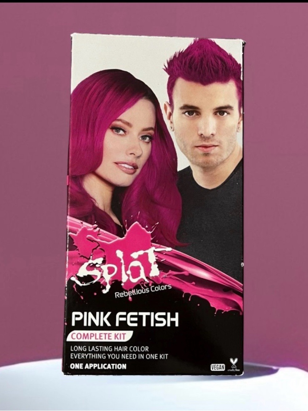 Splat Pink Fetish Semi Permanent Hair Dye Kit, 1 Application